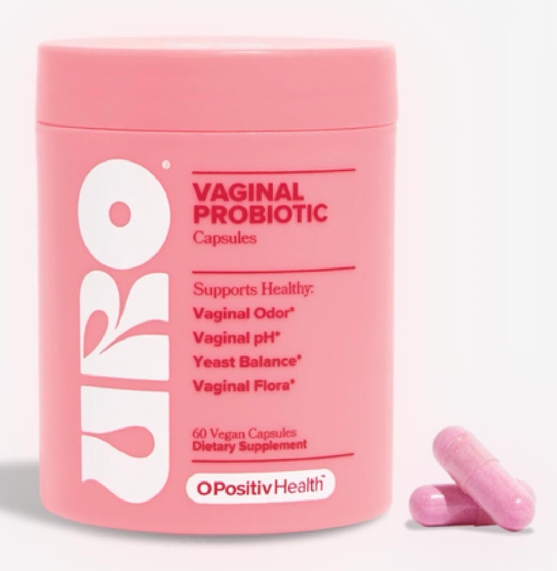 O Positiv Health URO Vaginal Probiotic Capsules for Women Vegan 60 Count