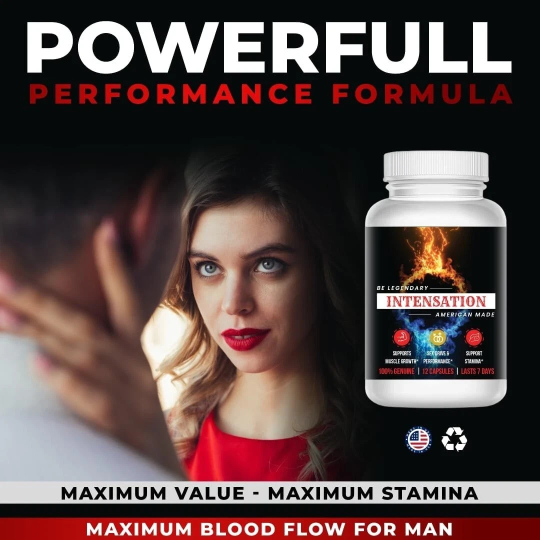 INTENSATION – Male Performance Support – Boost Stamina, Size, Stamina & Vitality