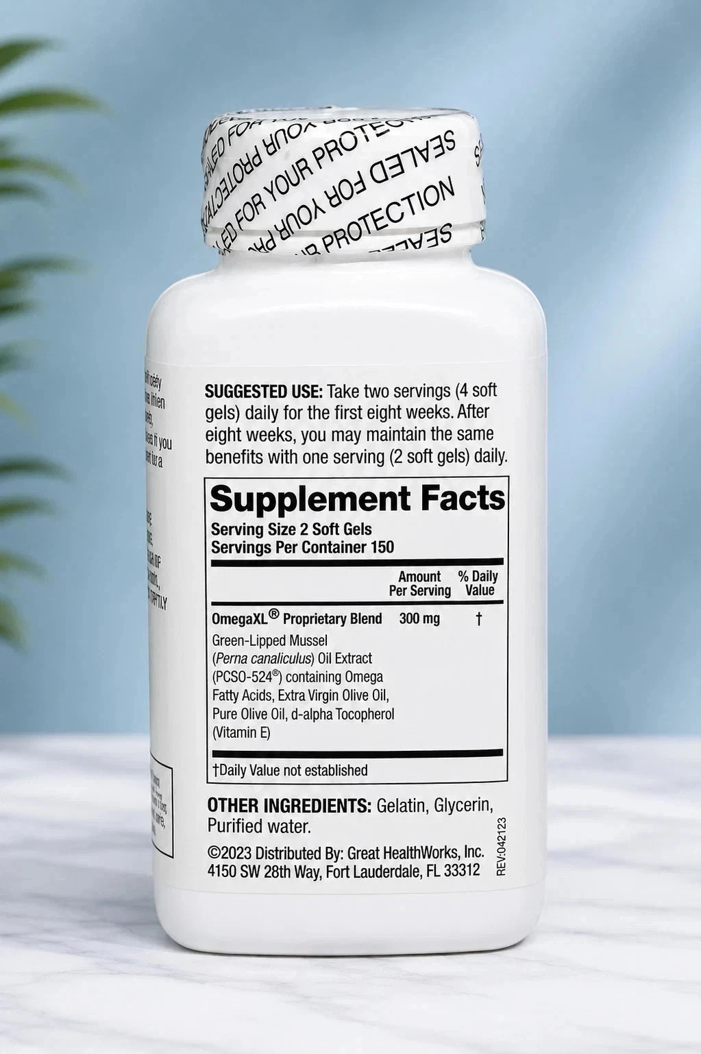 OMEGA XL Joint & Muscle Support Green-Lipped Mussel Oil 300 Softgels