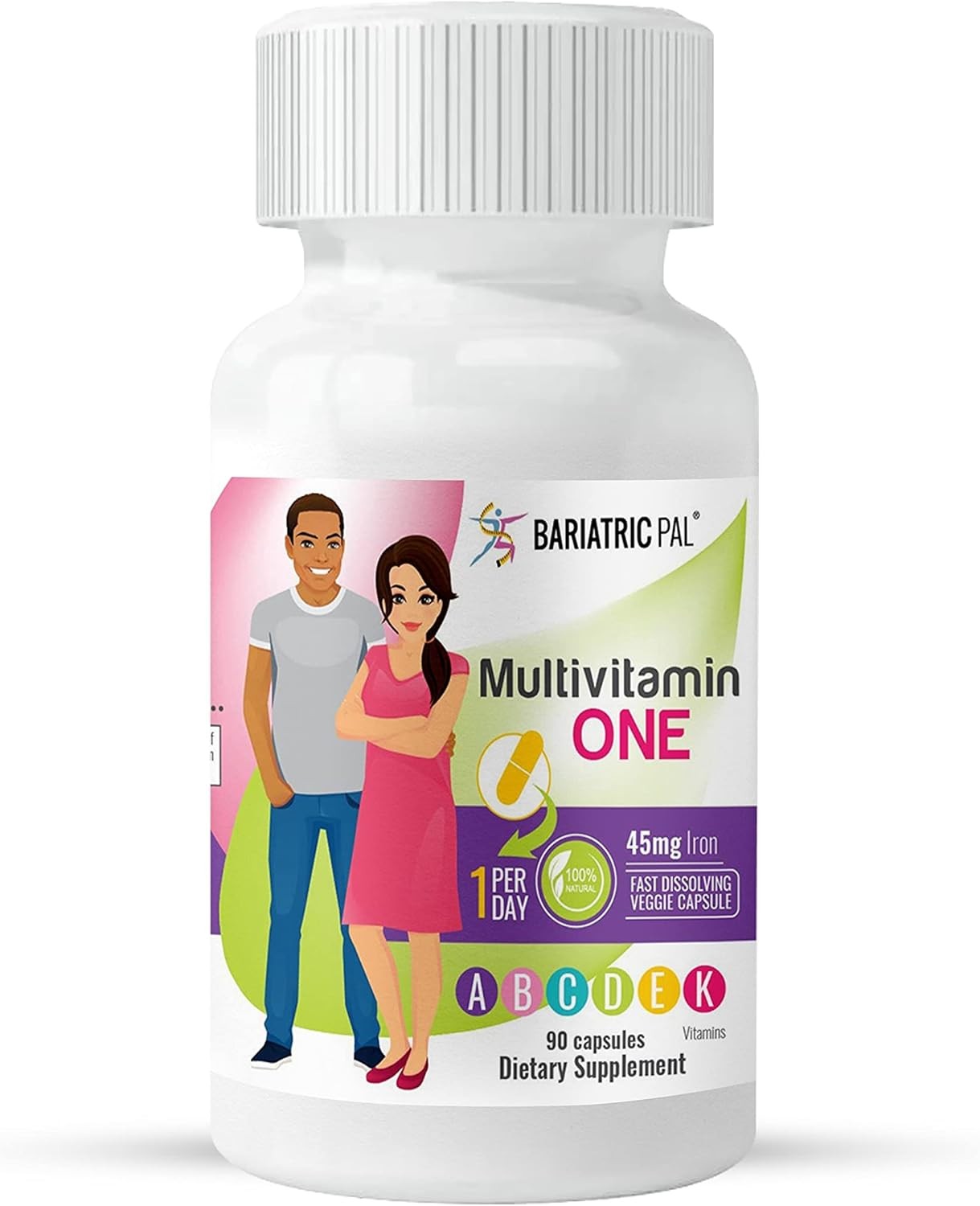 BariatricPal Multivitamin ONE 1 per Day! Bariatric 90 Count (Pack of 1)