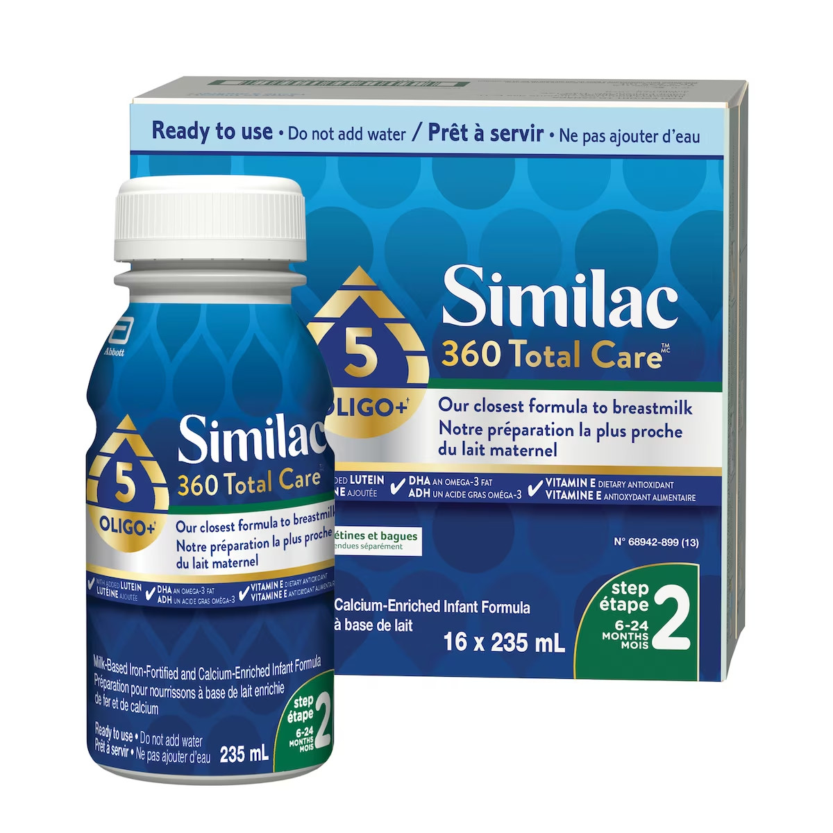 Similac 360 Total Care Step 2 Ready-To-Feed 16x235mL Bottles Advanced NEW