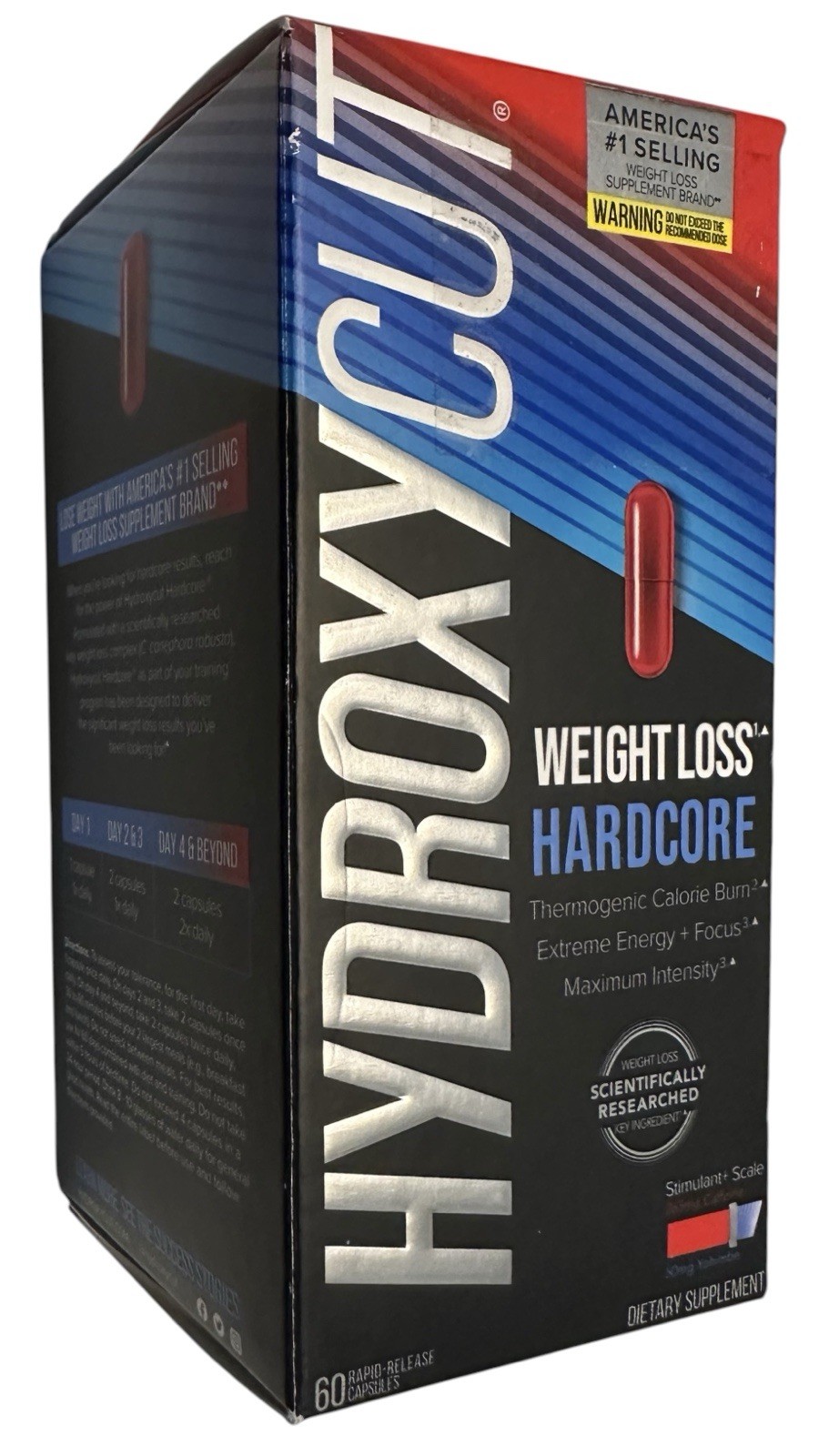 Hydroxycut Hardcore Weight Loss 60 Capsules Expires 06/2027+