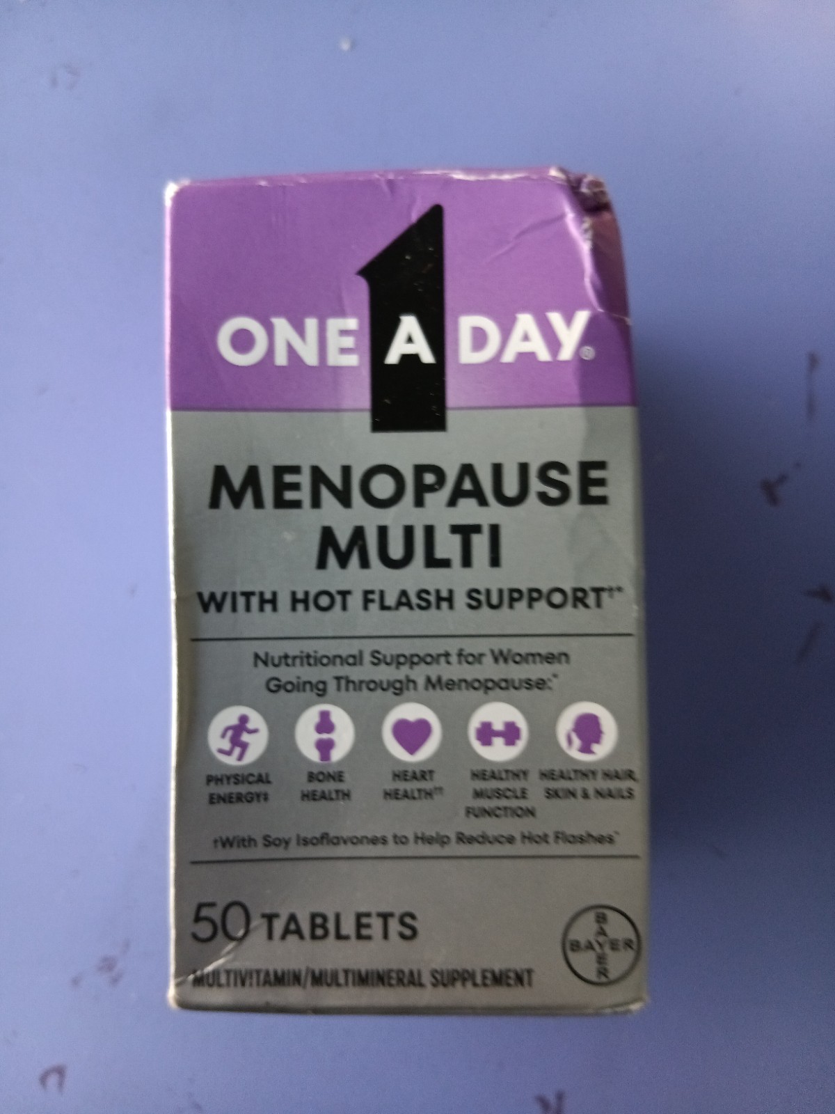 One A Day Menopause Multivitamin With Hot Flash Support 50 Tablets Exp 3/2028