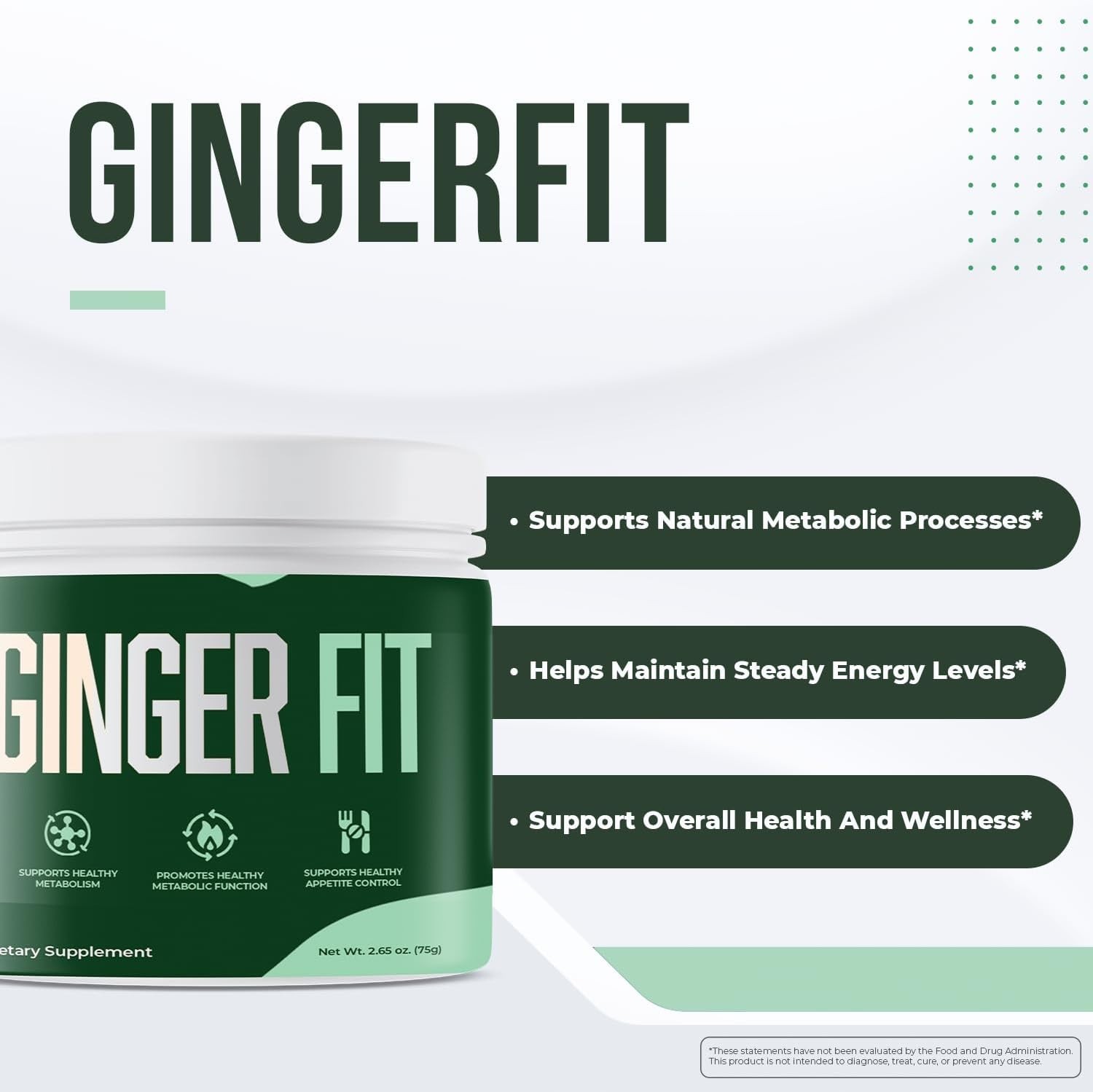 Nature’s NutriWave GingerFit Metabolism, Energy & Weight Management Supplement