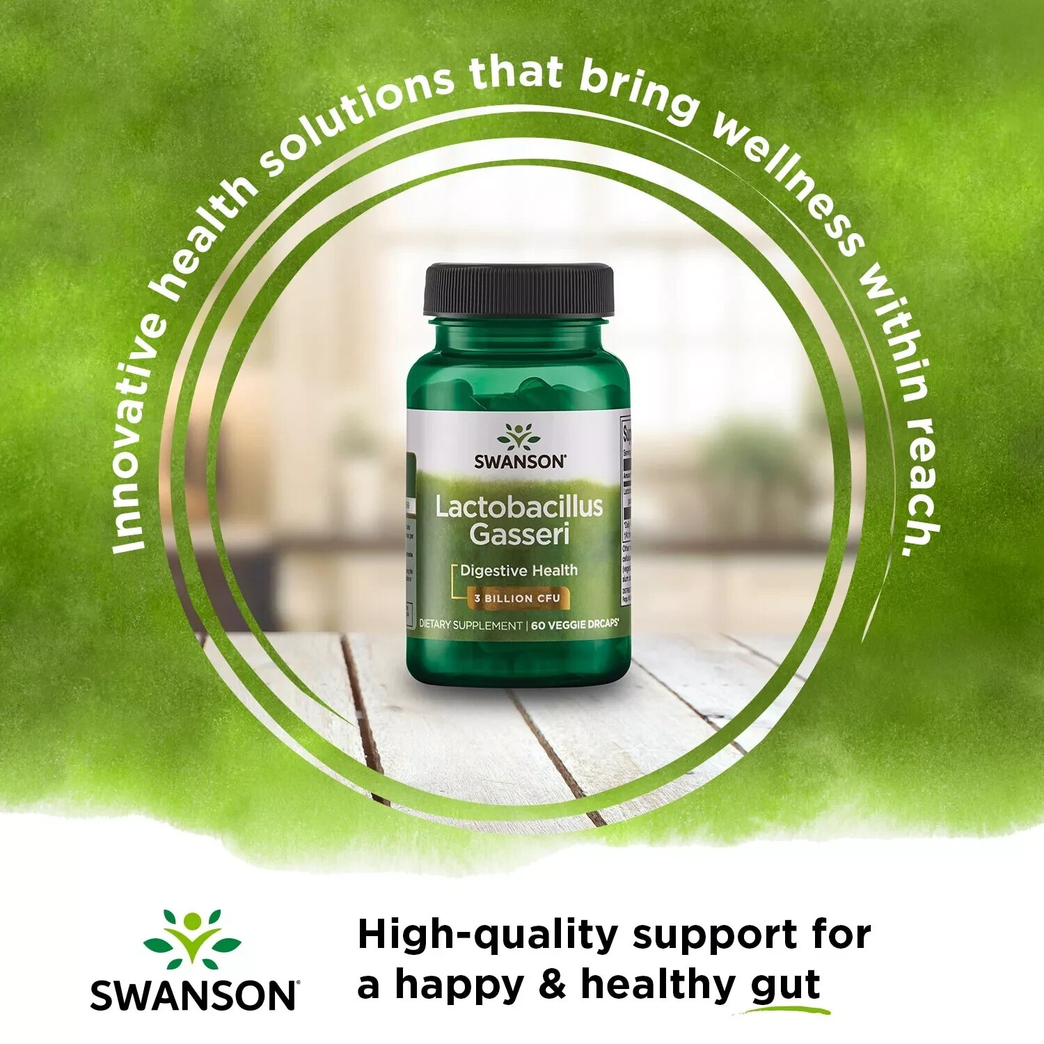Swanson Lactobacillus Gasseri Probiotic 3 Billion CFU 60 Ct – READ DESCRIPTION!!