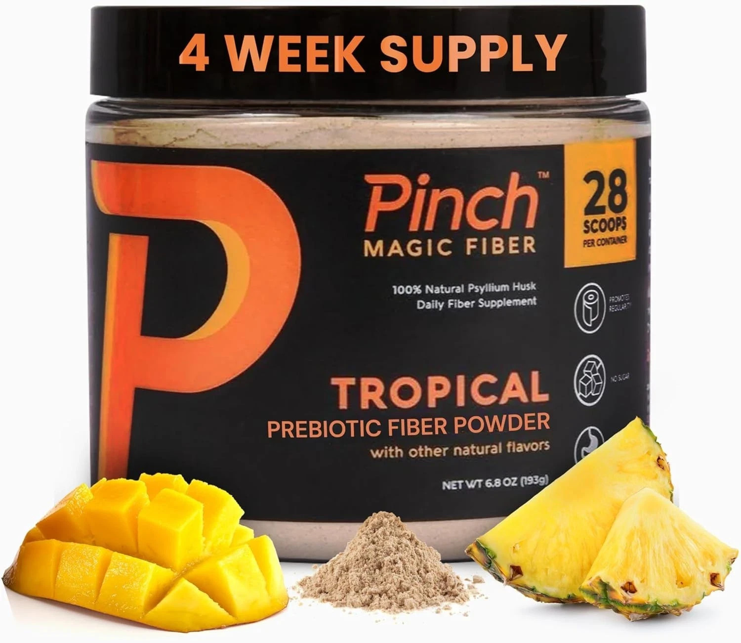 Pinch Magic Fiber Supplement Powder | Tropical