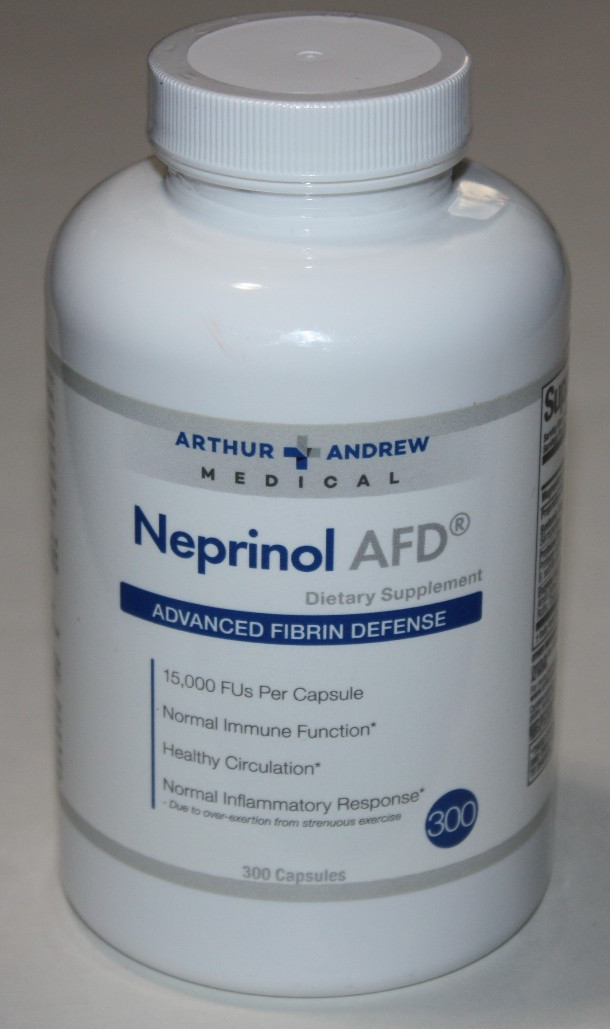 Neprinol AFD Advanced Fibrin Defense – 500 mg 300 Capsules Exp 11/26 NEW