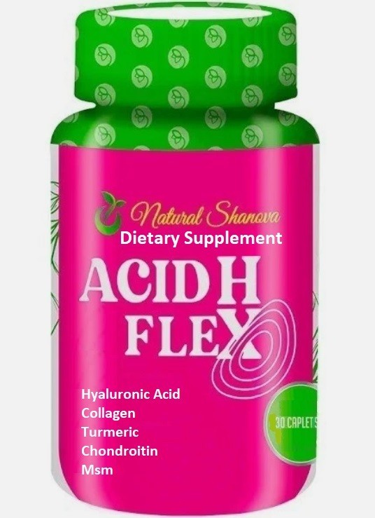 Acid H Flex (30 Caplets) Joint Support Hyaluronic Acid, Collagen Supplement