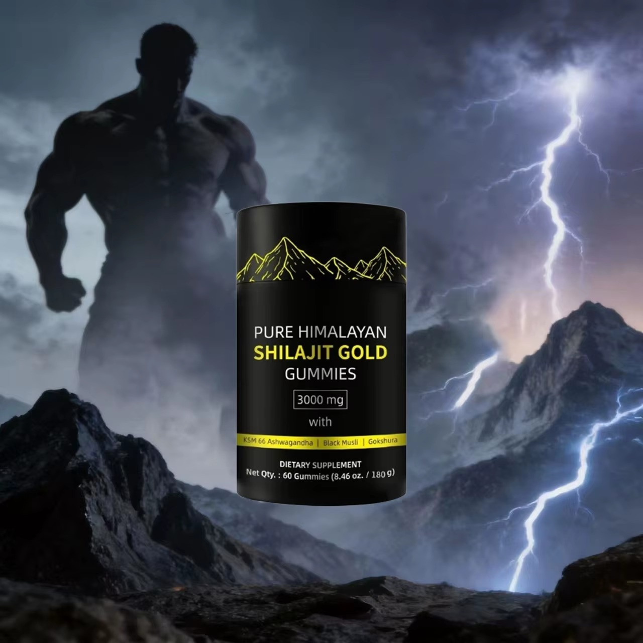 Himalayan Shilajit Gold Gummies – Energy & Trace Mineral Support