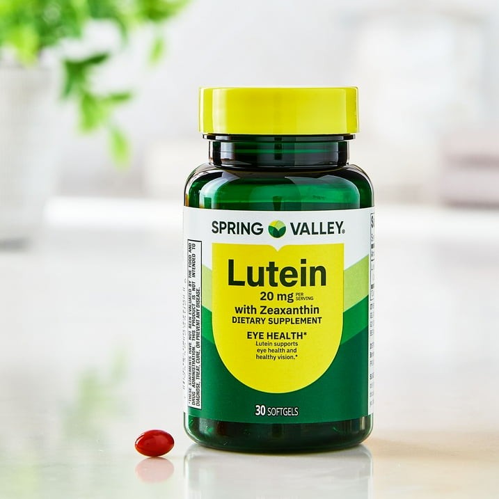 Spring Valley Lutein and Zeaxanthin Eye Health Softgels, 20mg, 30 Count