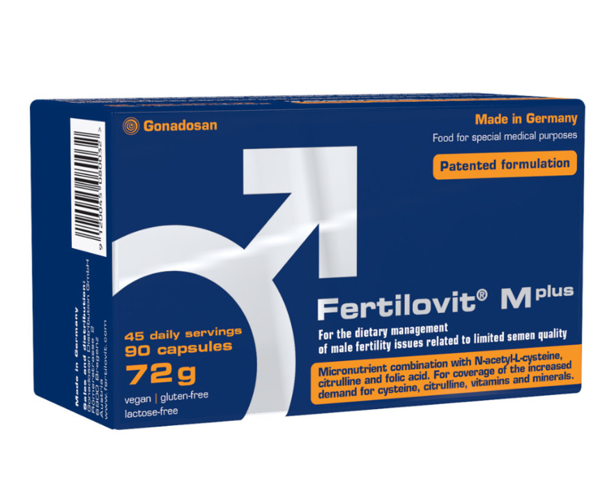 FERTILOVIT M Plus Men’s Fertility Reproduction Supplement 90 Capsules