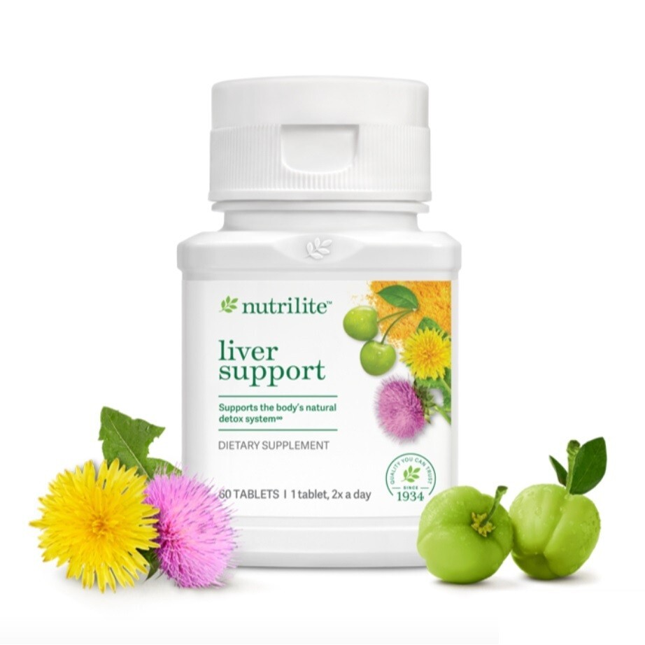 60 Tablets Amway Nutrilite Liver Support + Tracking