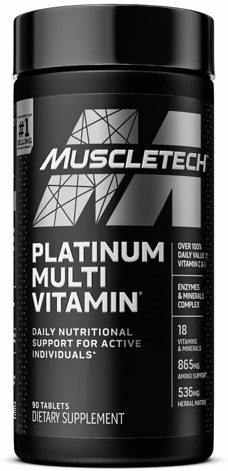 Multivitamin for Men | MuscleTech Platinum Multivitamin | Vitamin C for…