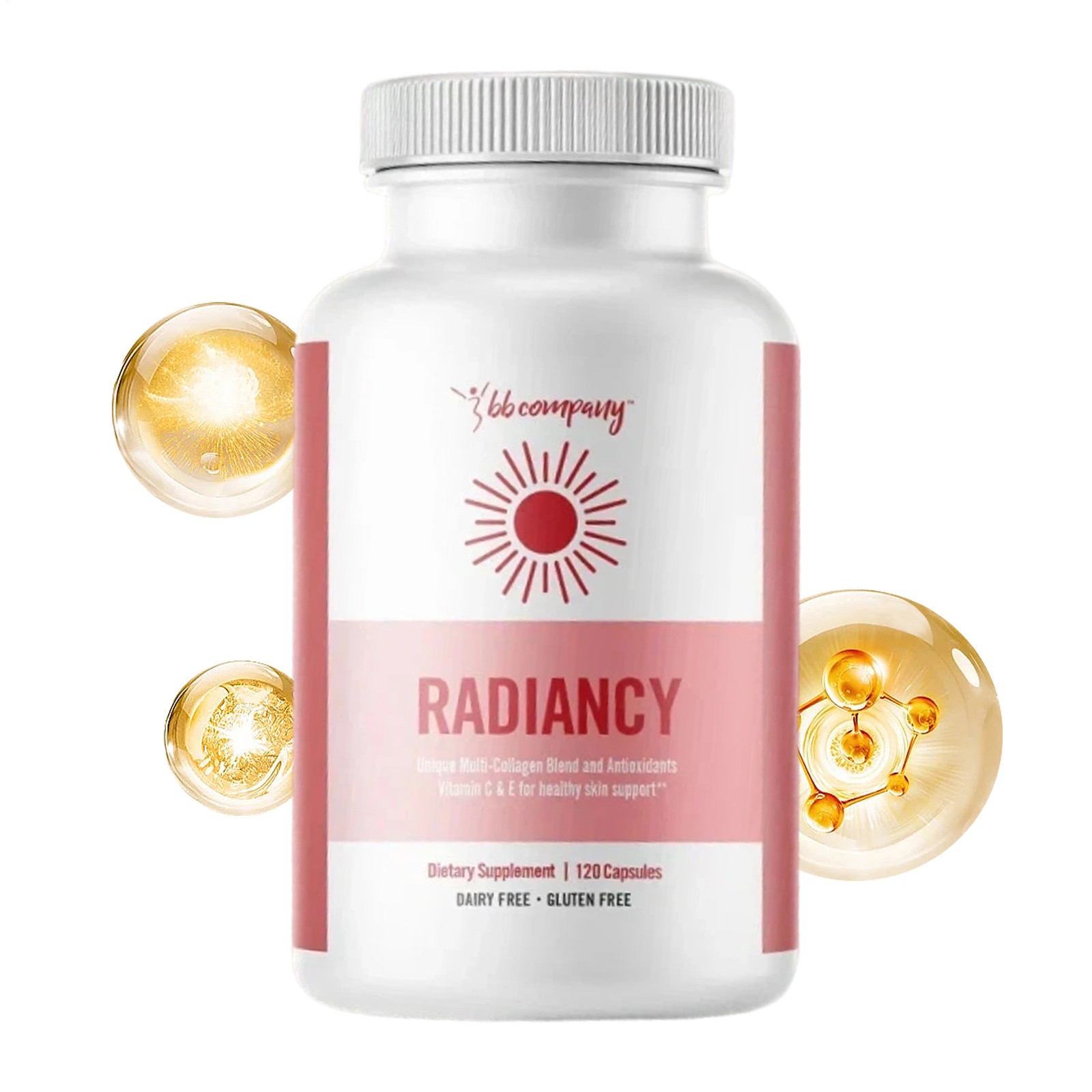 RADIANCY VAGINAL Probiotic & Collagen Blend Feminine Health Anti|Aging 120 Caps
