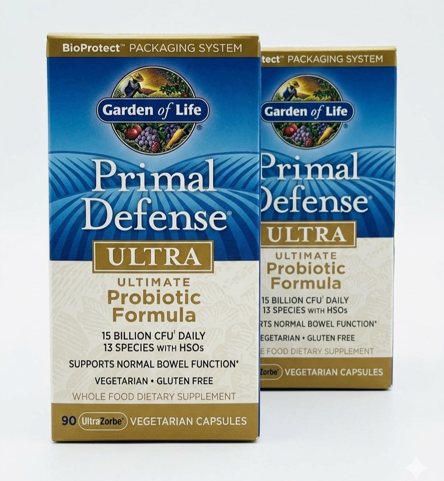 Garden of Life Primal Defense Ultra Probiotic Formula 90 Vegetarian Capsules