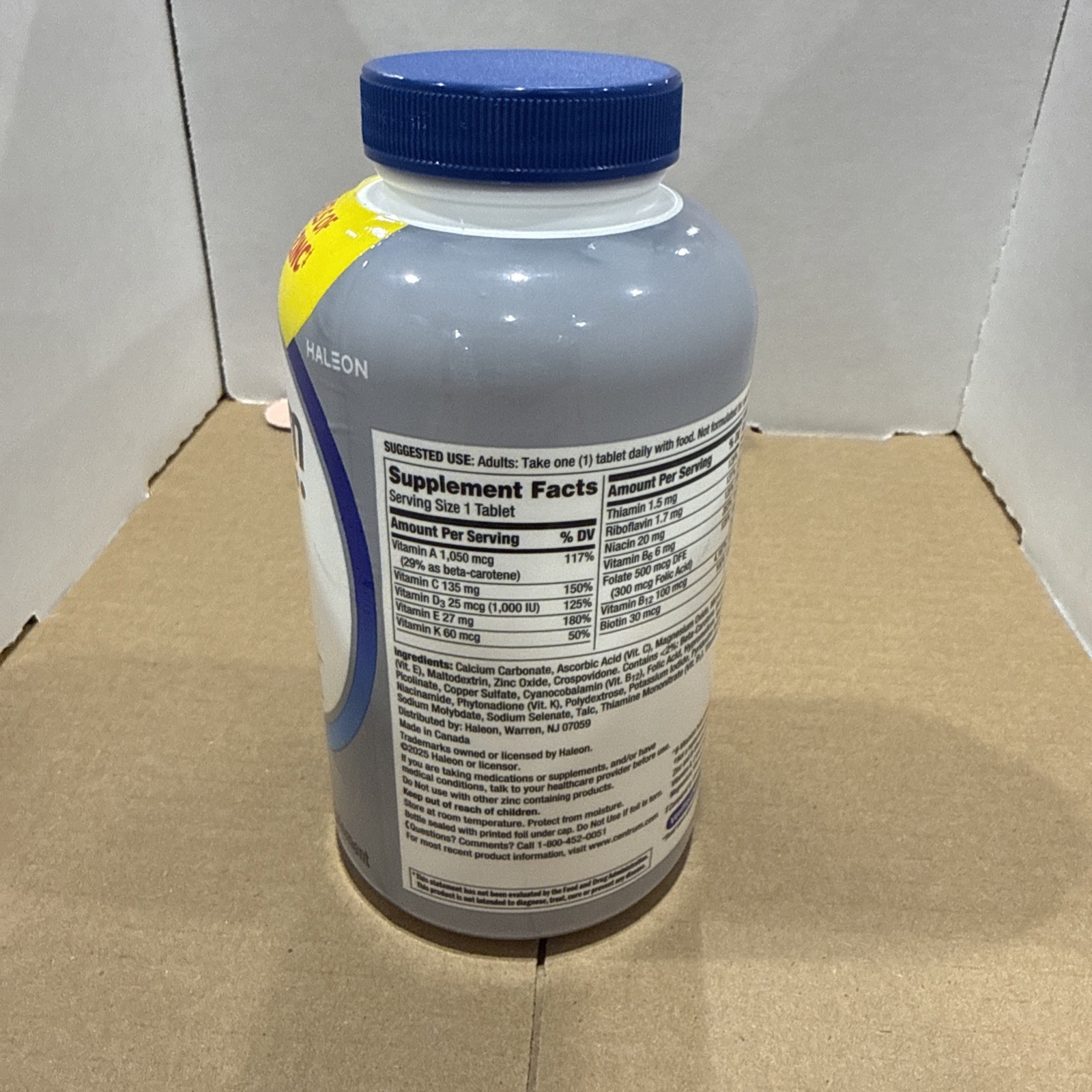 ✳️🔥Centrum Silver Men 50+ Multivitamin, 275 Tablets exp 6/27 Free Shipping!✳️🔥