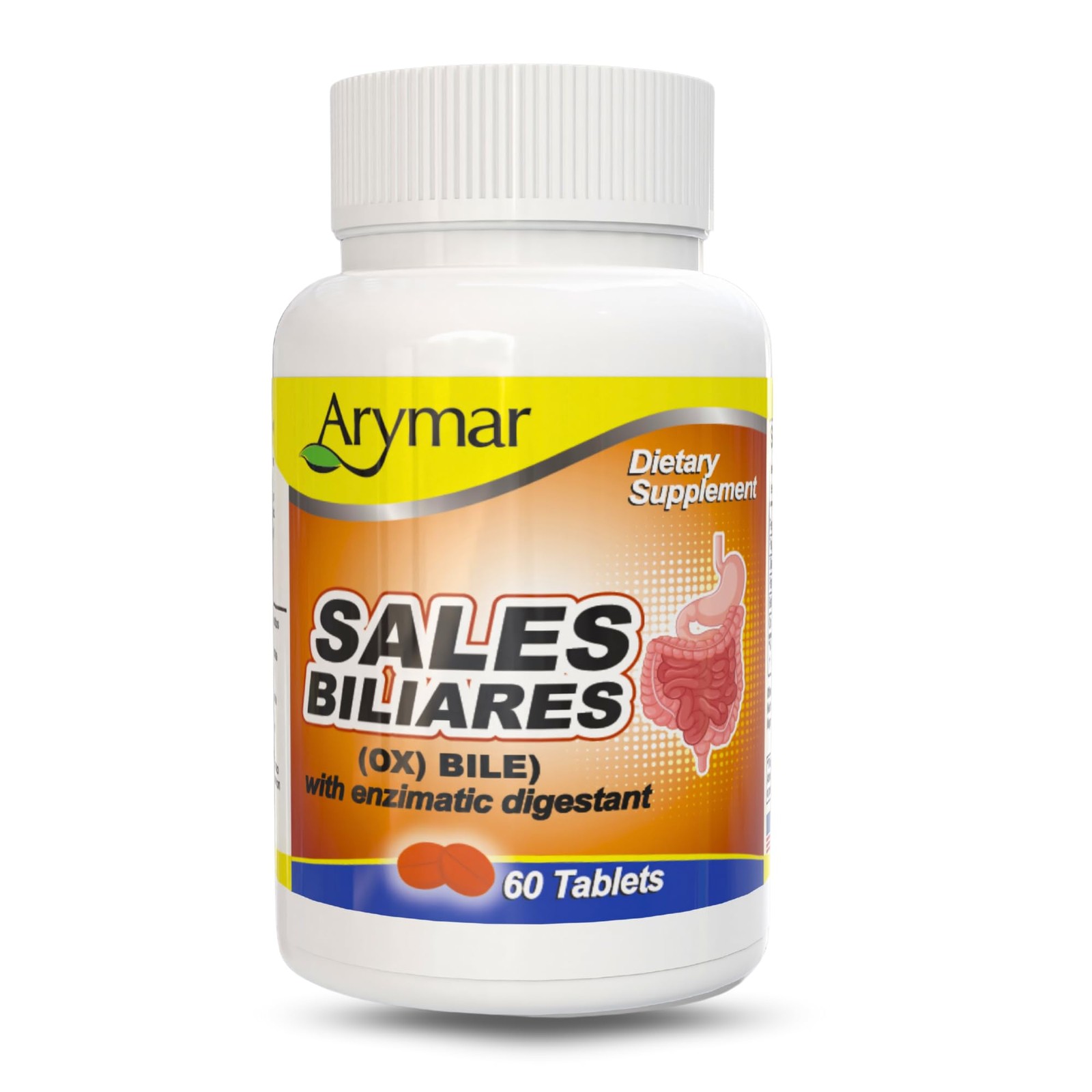 Sales Biliares Ox Bile with Digestive Enyzmes 60 Tabs