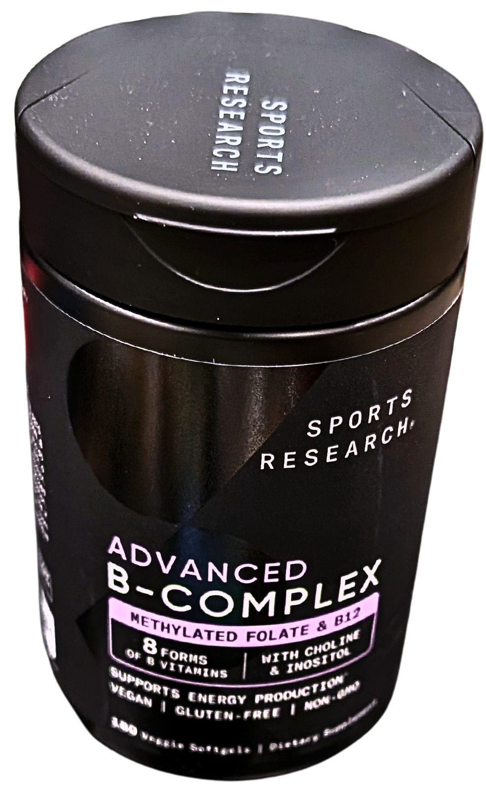 Sports Research Advanced Vitamin B Complex 180 Veggie Soft Gels EXP 11/2028