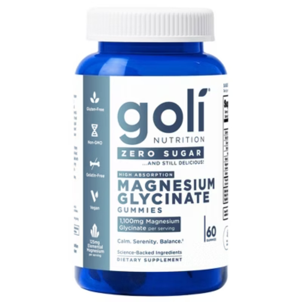 Goli Nutrition Magnesium Sugar Free Dietary Supplement Vegan Gummies – 60ct