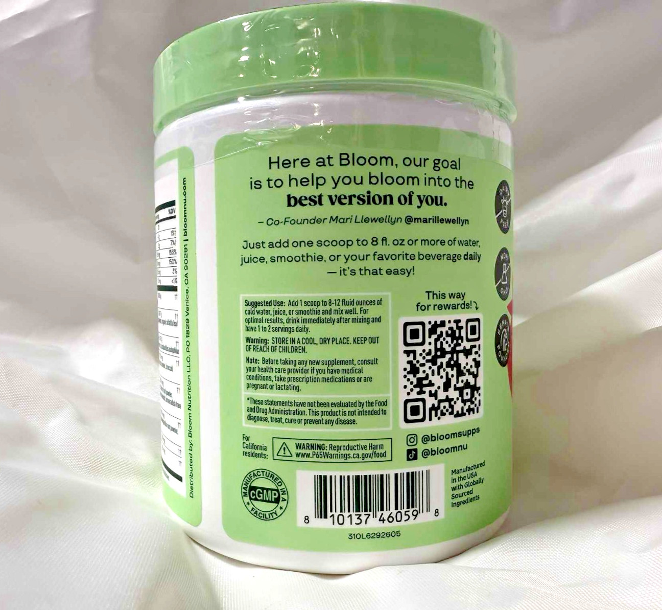 Bloom Berry Greens & Superfoods 48 Servings (9.26 oz) – NEW & Sealed Exp 11/2025