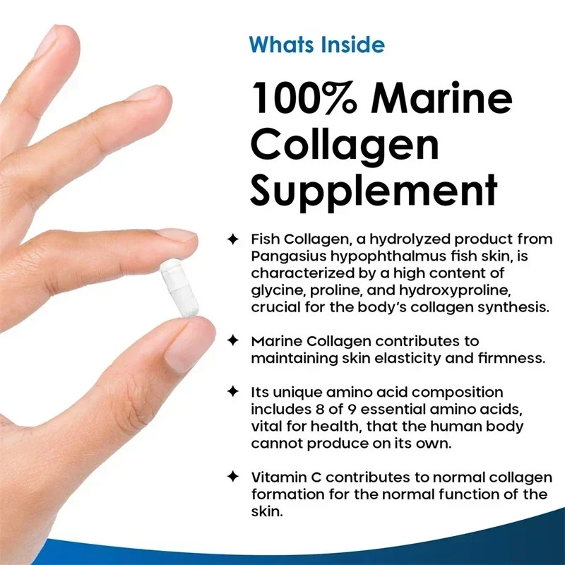 Collagen High Strength Complex 120pcs,Supports Healthy Skin, Joints, Hair, Nails