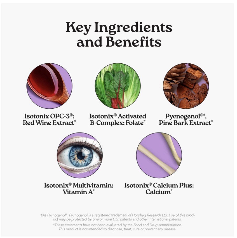 Isotonix Daily Essentials OPC-3 Multivitamin 30 Stick Packs Dairy/Gluten-Free