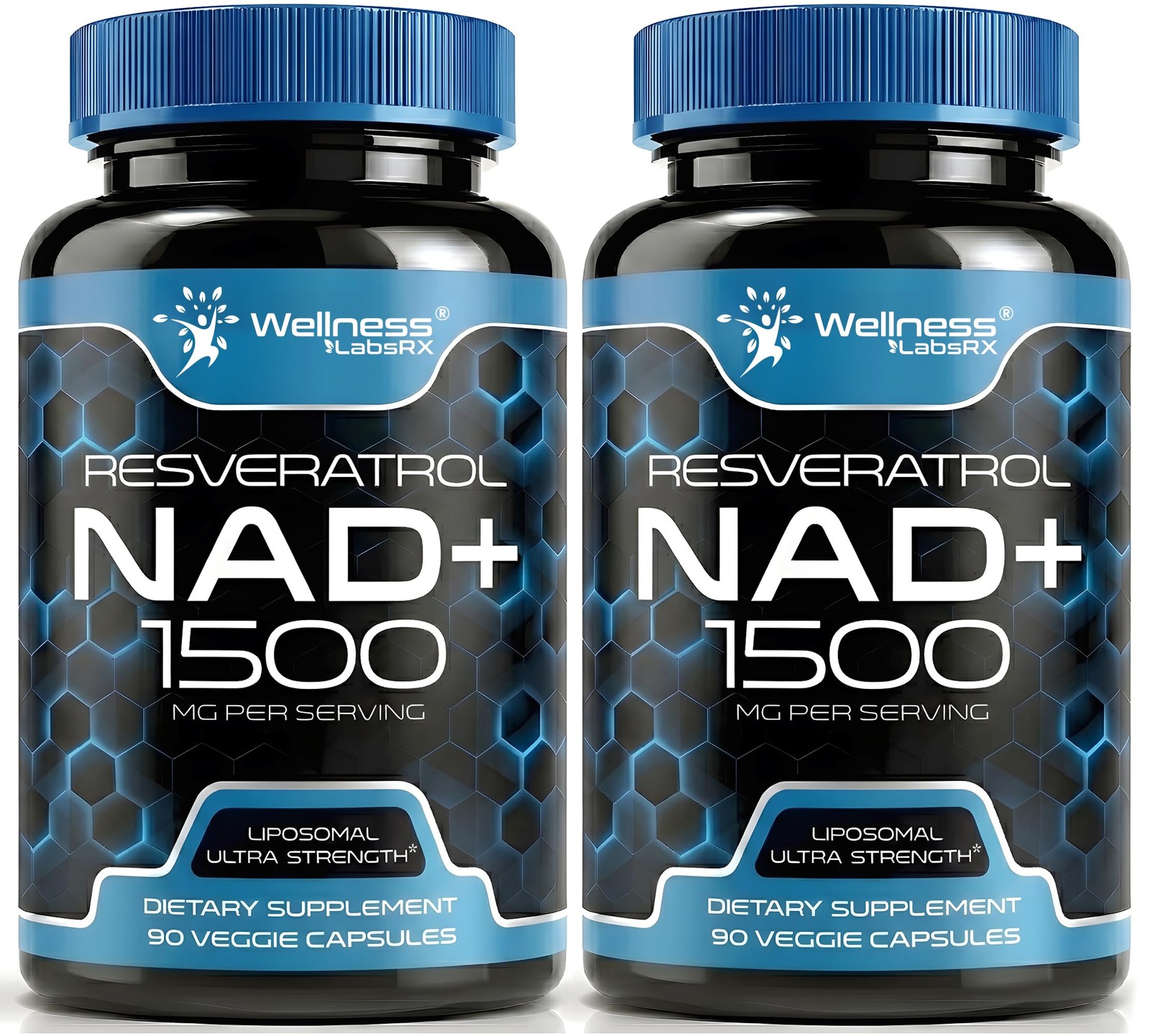WELLNESS LABSRX Liposomal NAD Supplement, 1500mg – NAD Resveratrol Supplement…