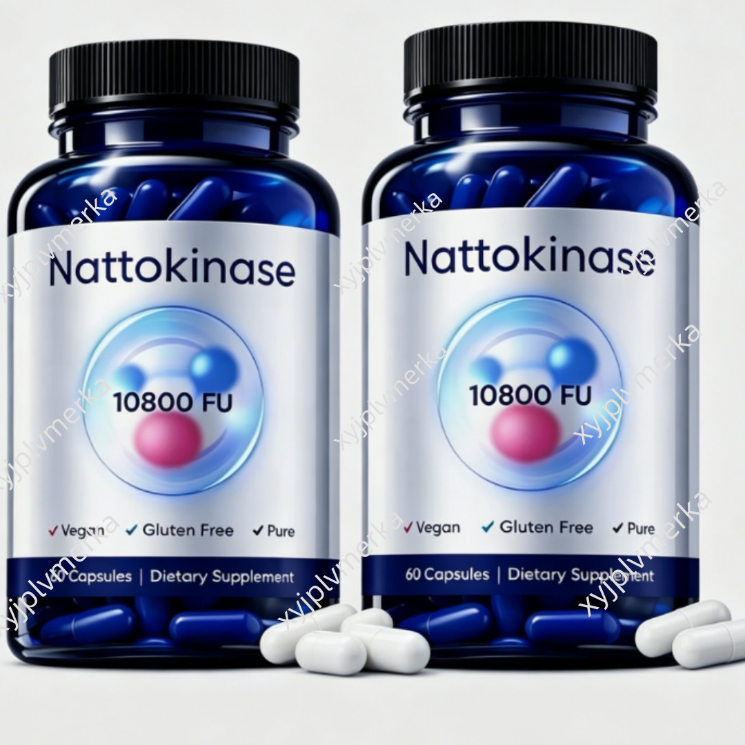 1-3Pack Nattokinase Supplement 10800 FU Per Serving 60 Capsules Heart Health-NEW