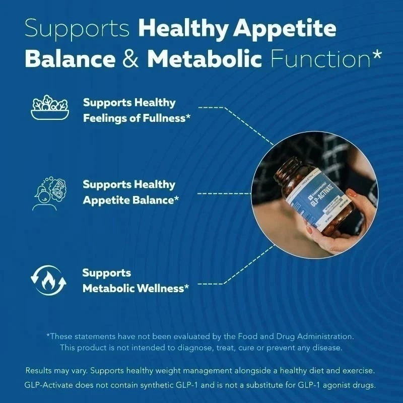 Activate Supplement Appetite Craving Control Natural Metabolic Support 90ct