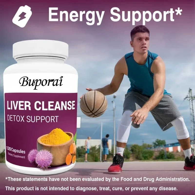 Liver Cleanse Detox 120pcs,Support Cell Repair,Promotes Digestion and Absorption