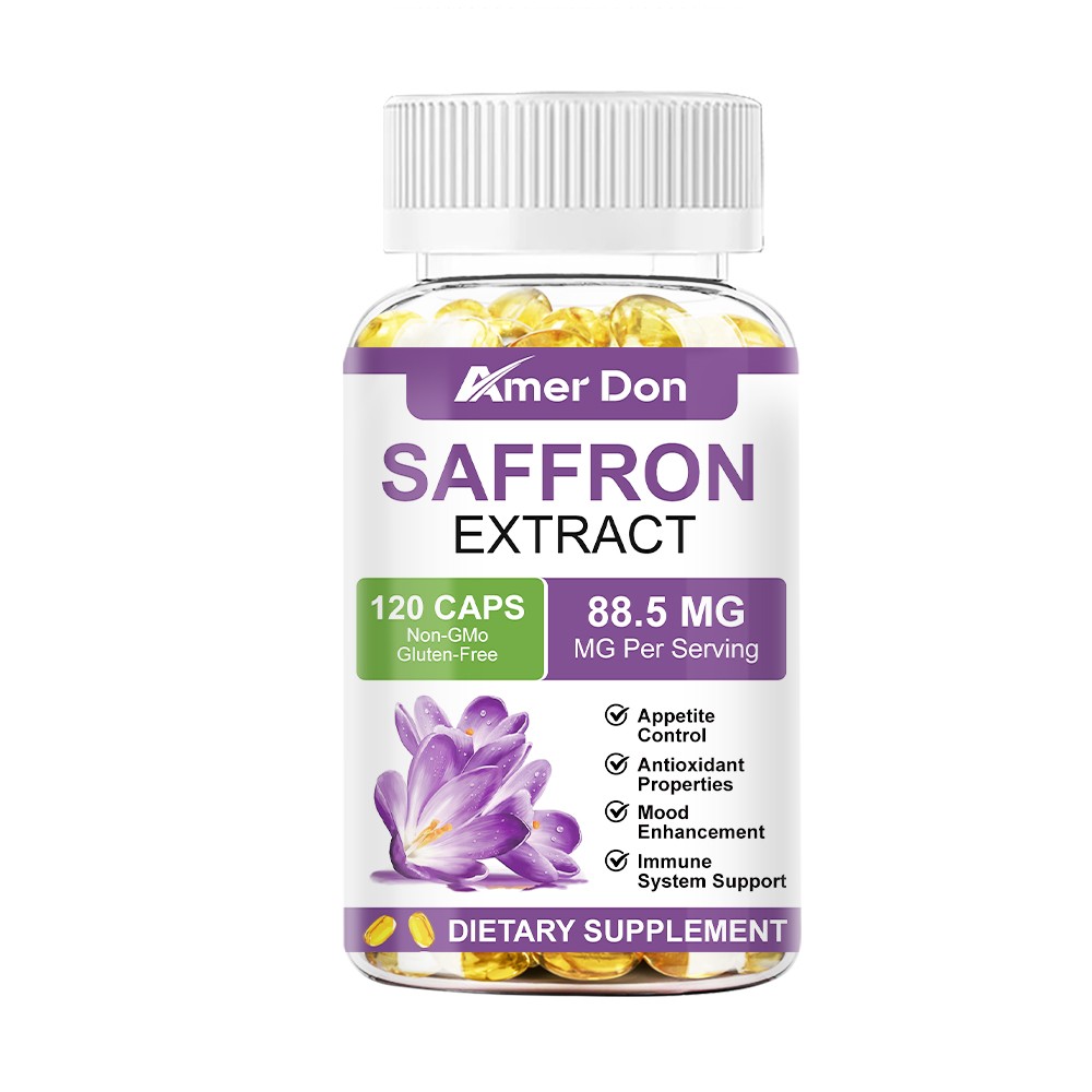 Saffron Extract 120 Capsules – 88.5mg Stress Relief & Mood Support Antioxidant