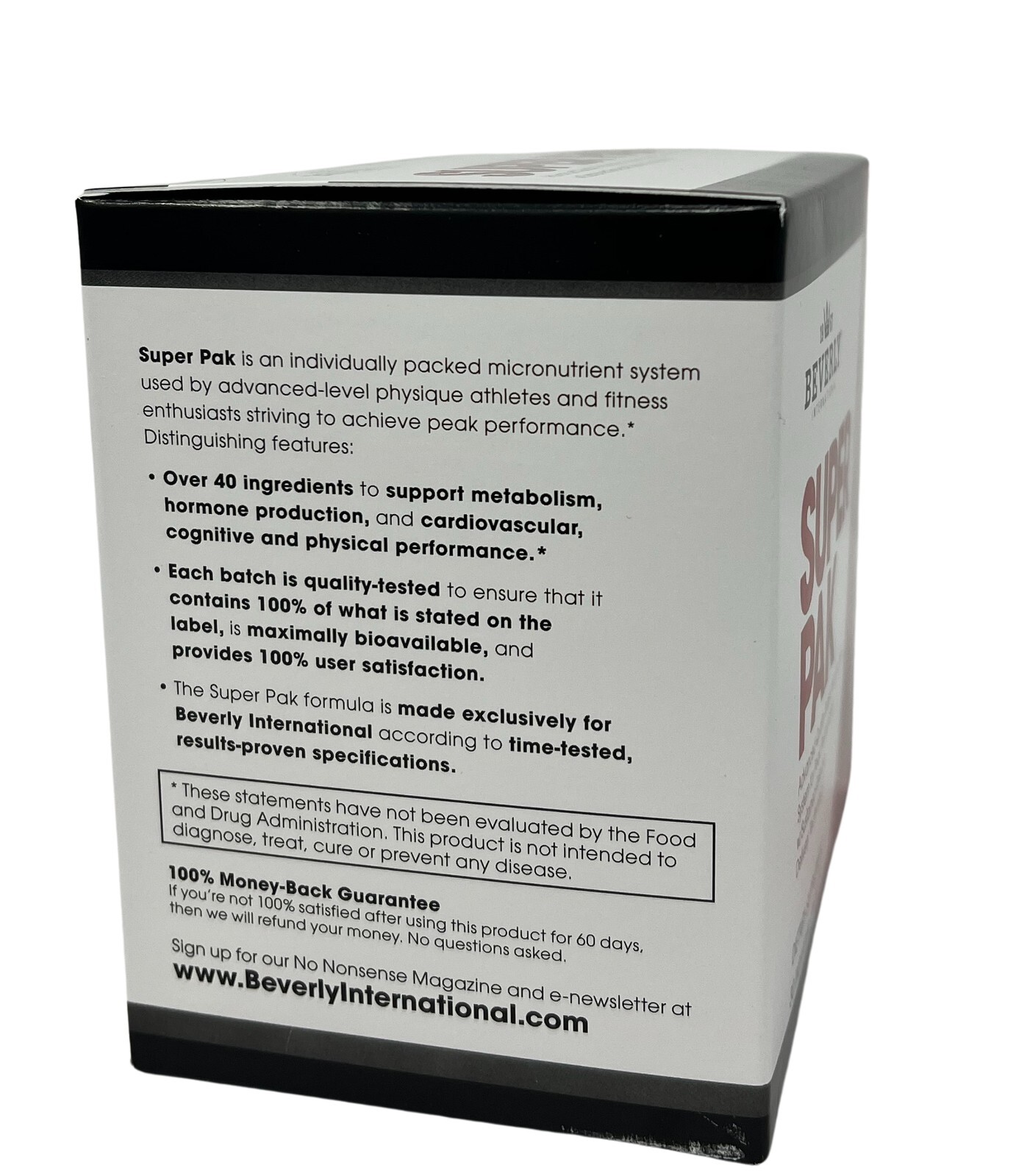 Beverly International Super Pak. 30 Paks. High-Potency Multivitamin Daily Pack