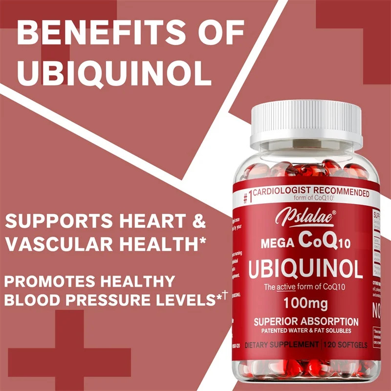Mega CoQ10 Ubiquinol 120pcs – Promotes Heart Health & Cellular Energy Production