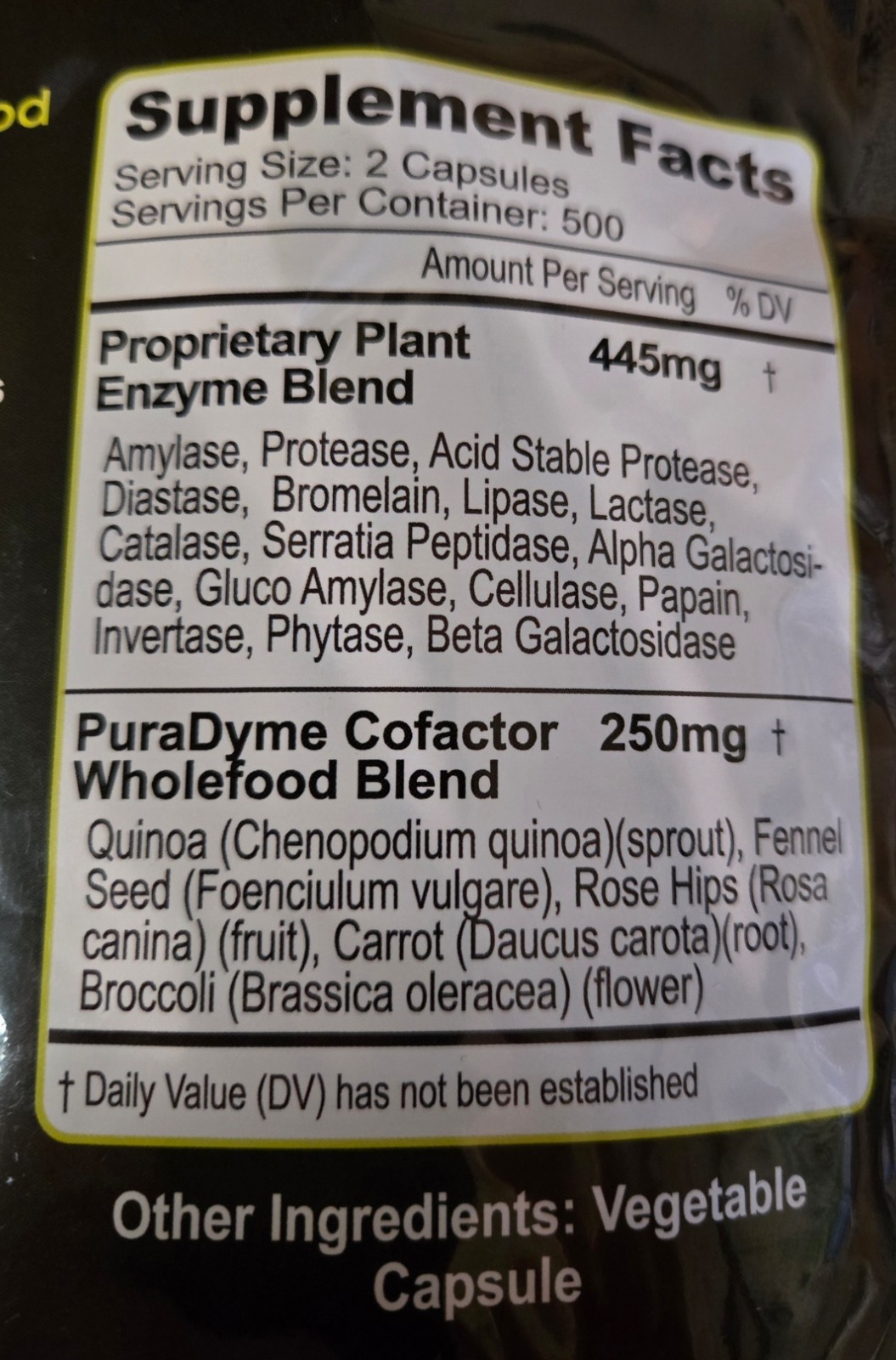 PuraDyme LiyfZyme Enzyme Supplement