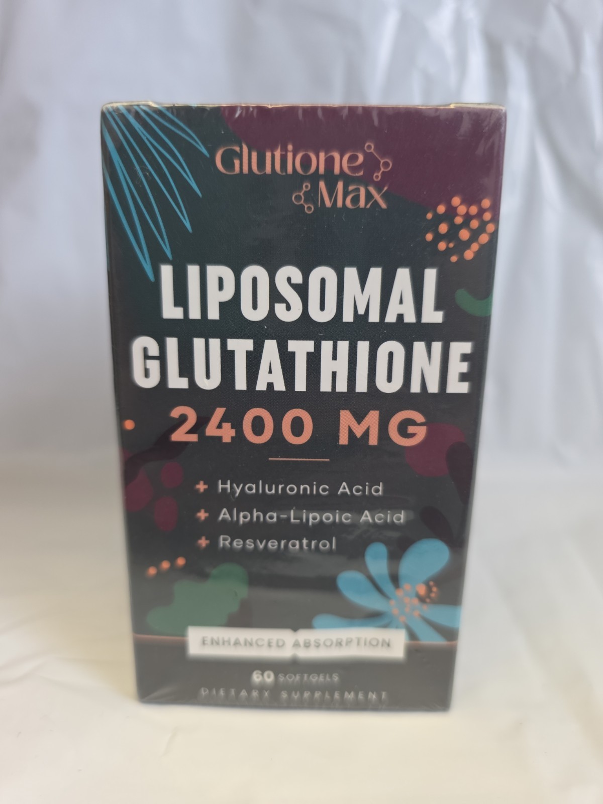 2400MG Liposomal Glutathione Max Absorption Glutathione Supplement 60 gel caps