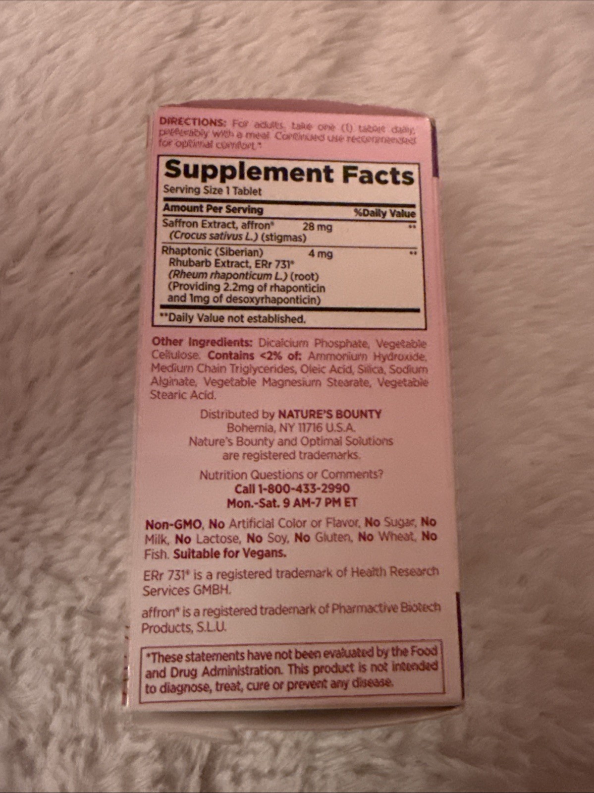 Natures Bounty Optimal Solutions ADVANCED MENOPAUSE RELIEF 30 tablets 10/2026