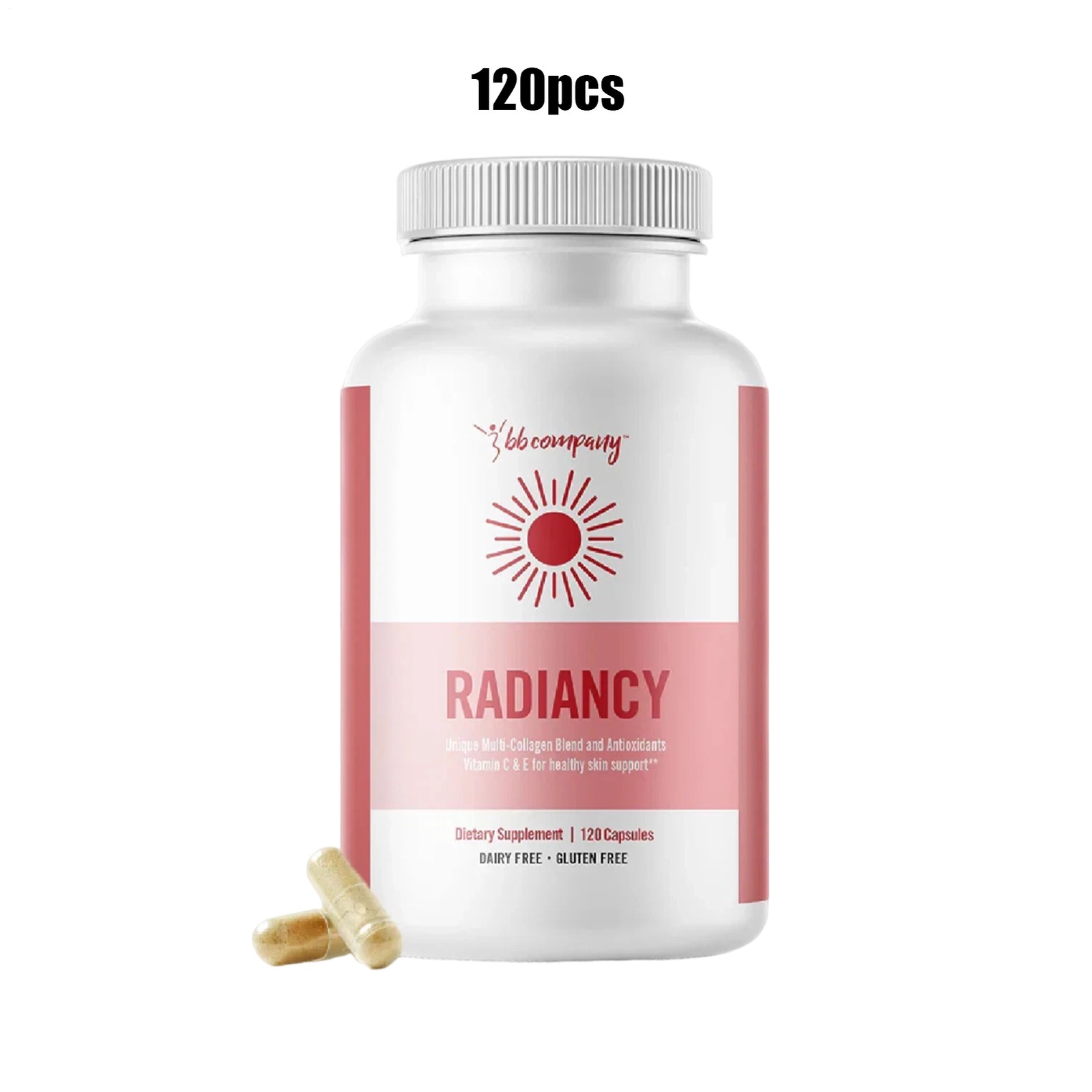 RADIANCY VAGINAL Probiotic & Collagen Blend Feminine Health Anti|Aging 120 Caps