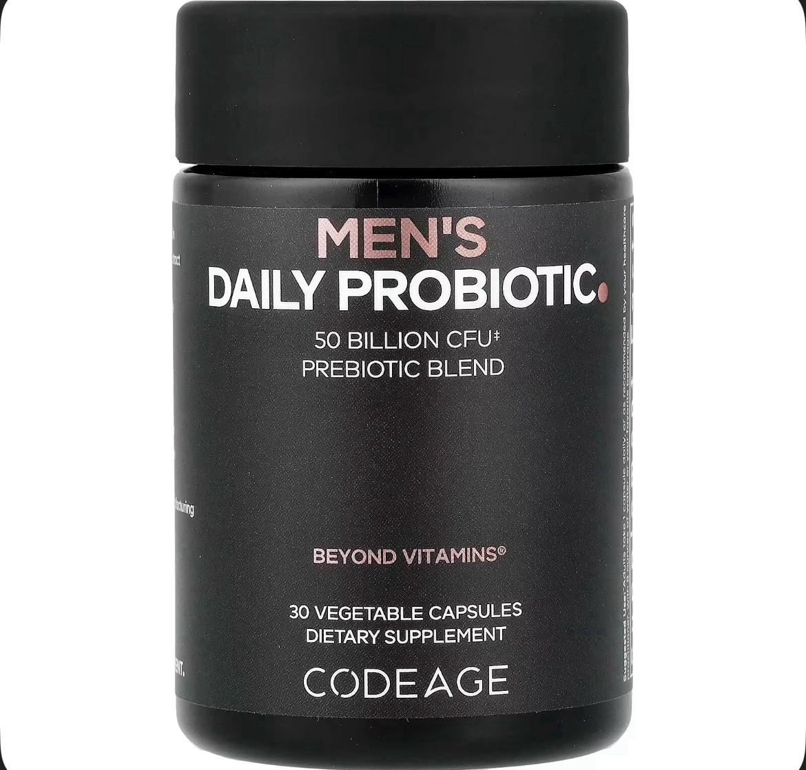 Codeage Men’s Daily Probiotic Supplement ~ 50 Billion CFU Probiotic Blend