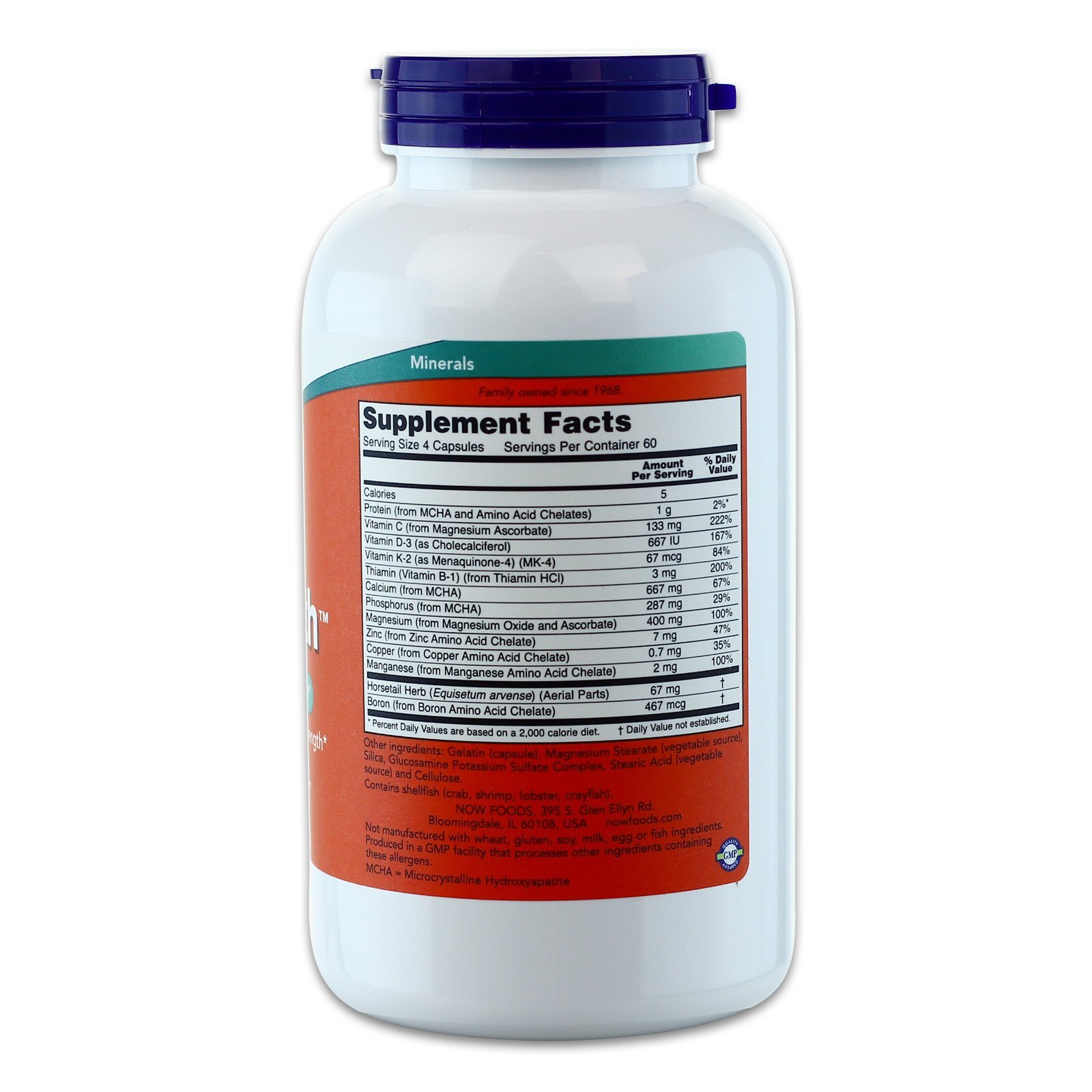NOW FOODS Bone Strength 240 Capsules