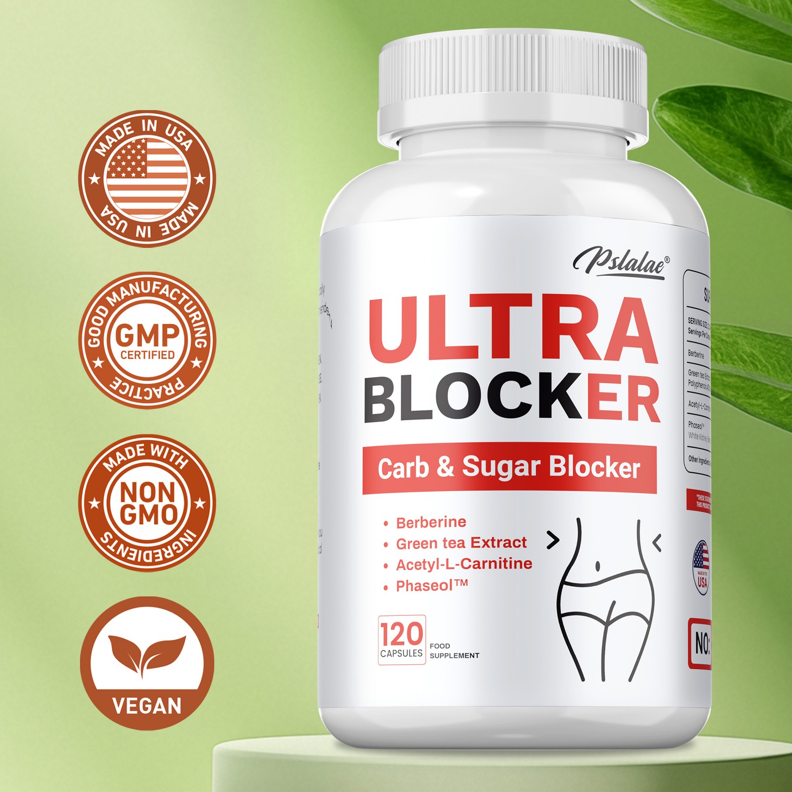 Ultra Blocker Carb & Sugar Blocker – Promote Digestion, Weight Loss, Metabolism