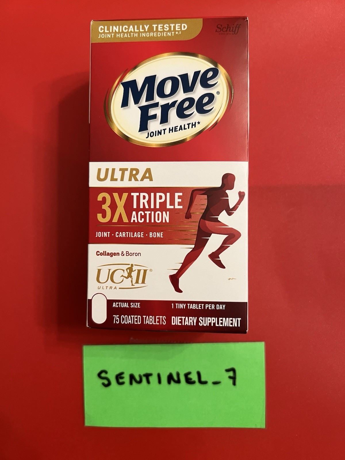 Schiff Move Free Ultra 3X Triple Action 75 Tablets EXPIRATION DATE 10/2028