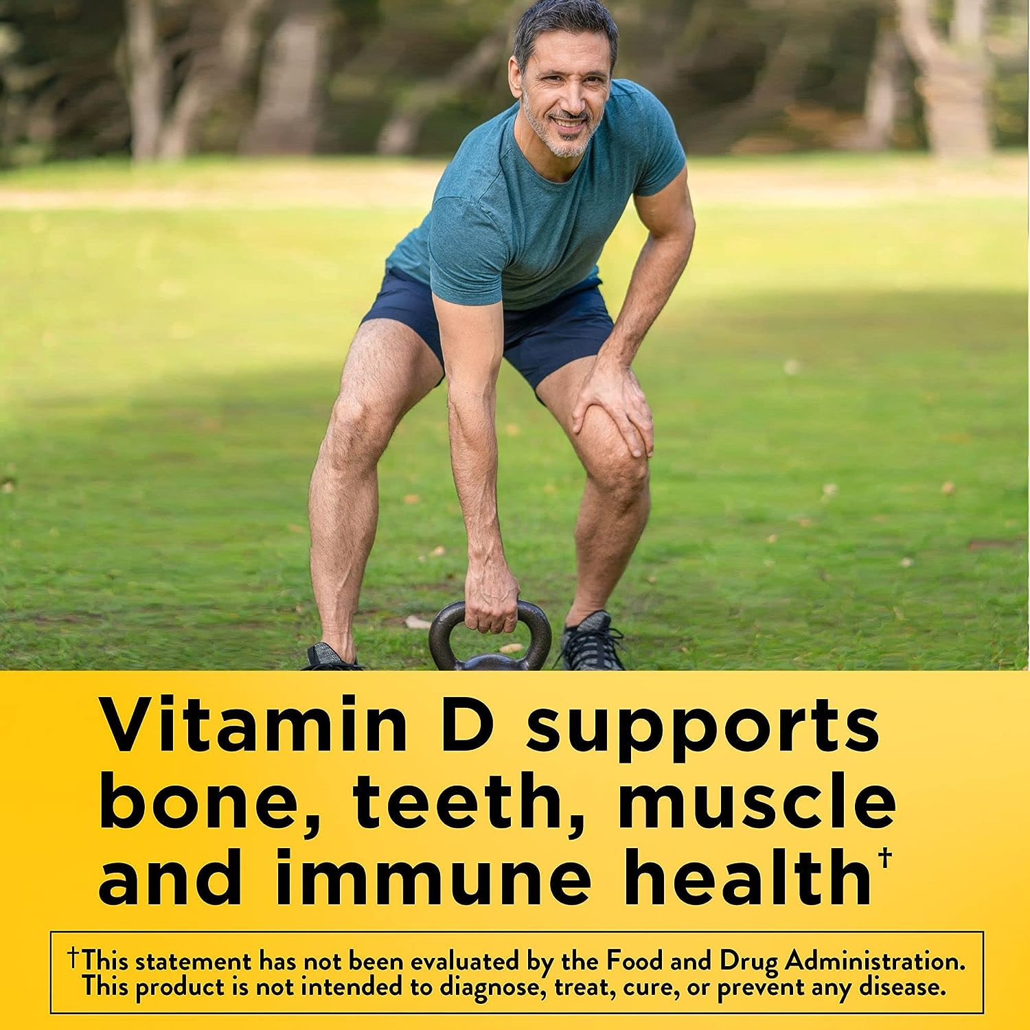 Nature Made Vitamin D3 K2, 5000 IU (125 mcg) Vitamin D, Dietary Supplement for B