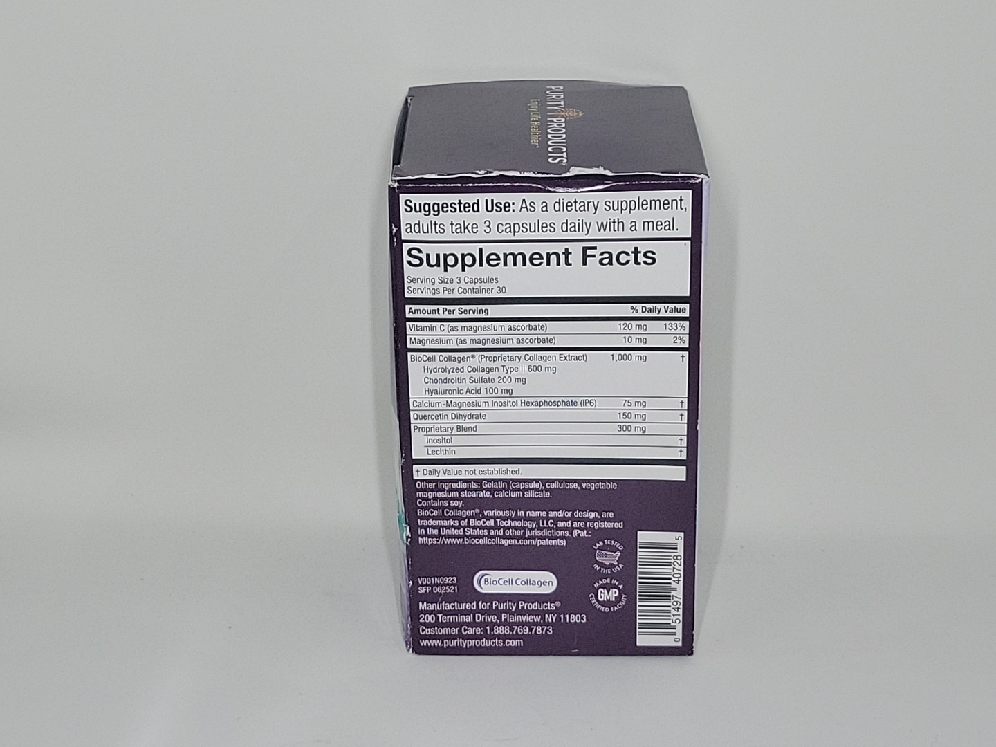 Purity Products My H.A. Pro Clinical Hyaluronic Acid, 90 Capsules. EXP : 4/2026