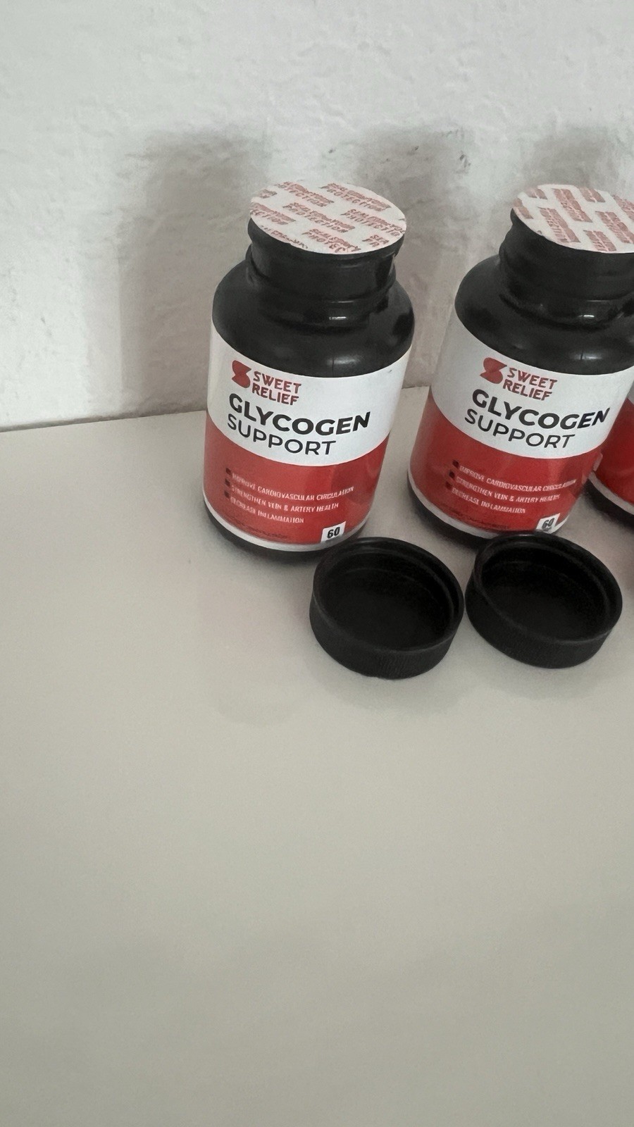 3-Sweet Relief Glycogen Support Capsules, Sweet Relief Pills (60 Capsules)