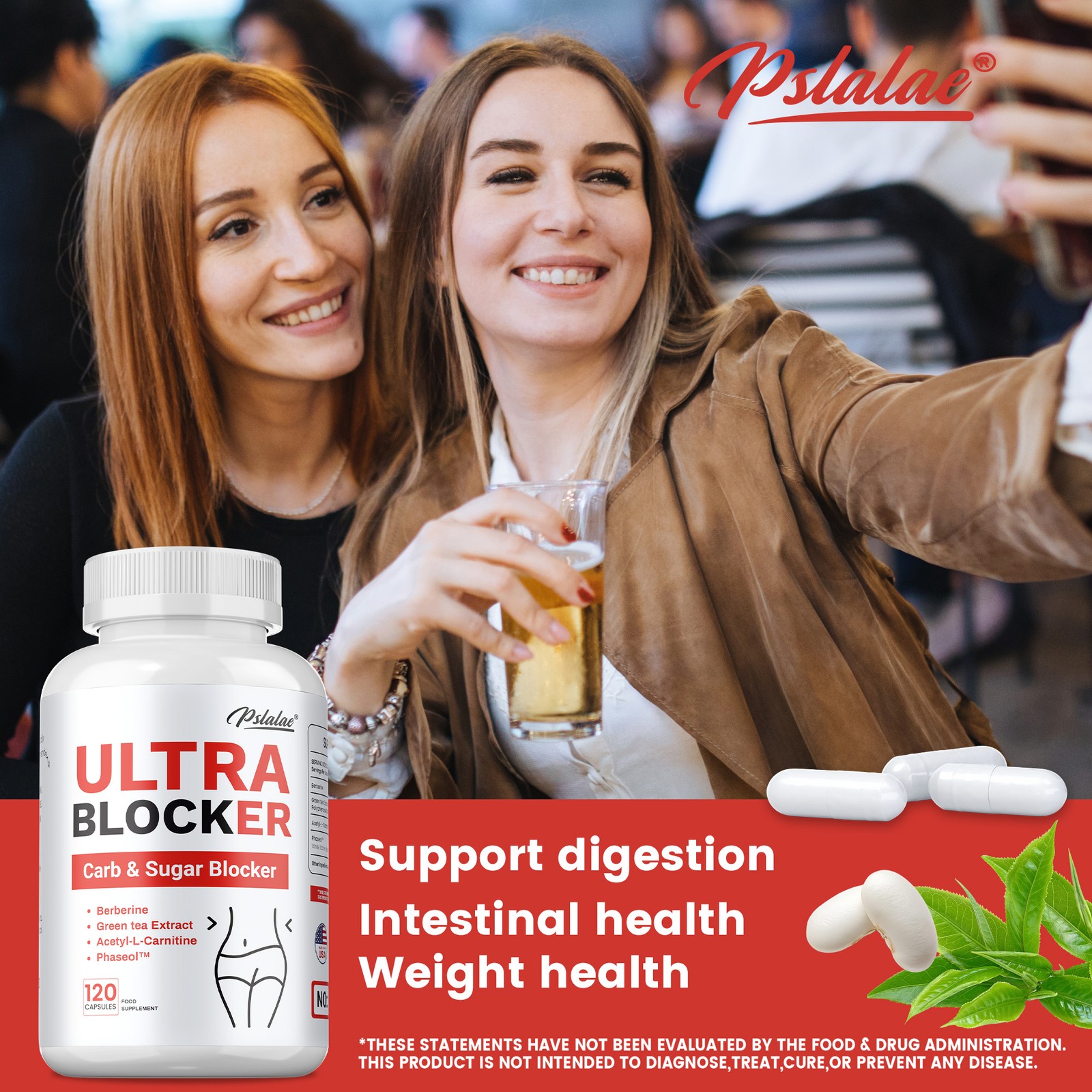 Ultra Blocker Carb & Sugar Blocker – Promote Digestion, Weight Loss, Metabolism