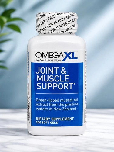 Omega XL Green Lipped Mussel Oil Extract 300 Capsules Dietary Supplement