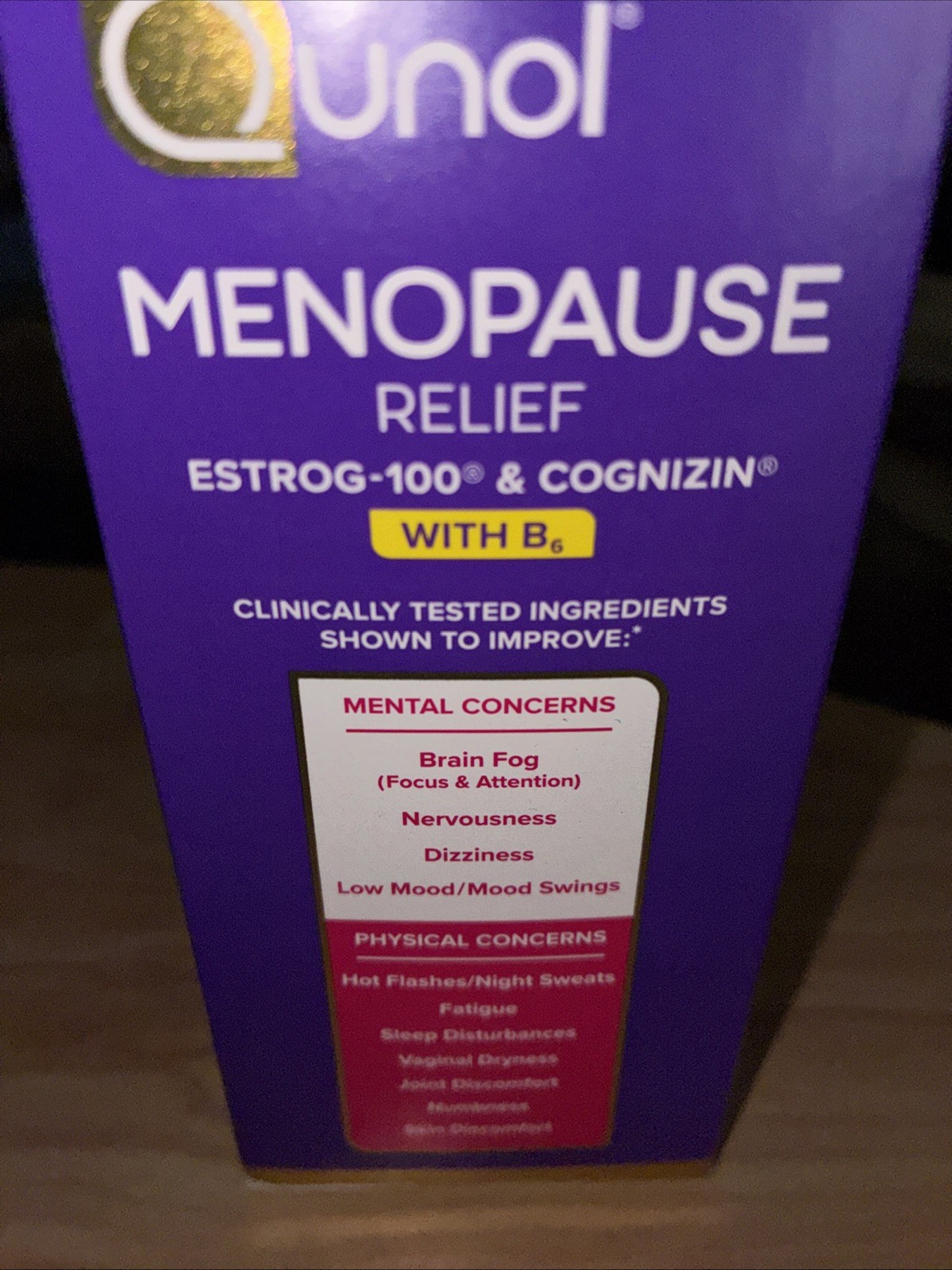 Qunol Menopause Relief Capsules Peri to Post Results in 4 Weeks ~ Hormone Free