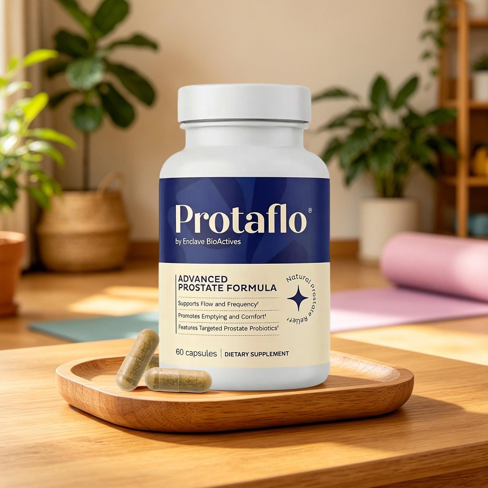 BioActives Enclave Protaflo Prostate Formula 60 Capsules D3 Zinc Supplements