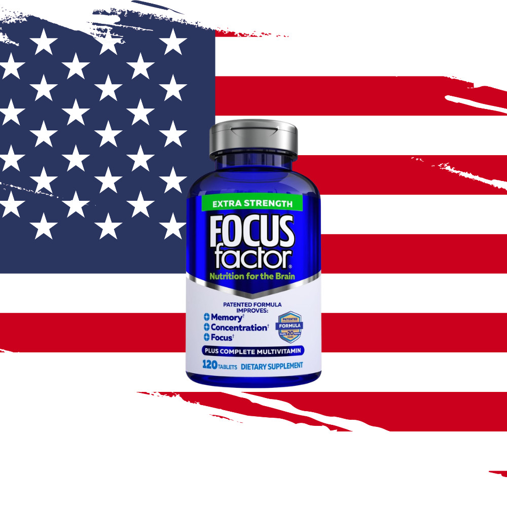 FOCUS Factor Dietary Supplement Nutrition for the Brain 360 Caps Total (3 Pack)