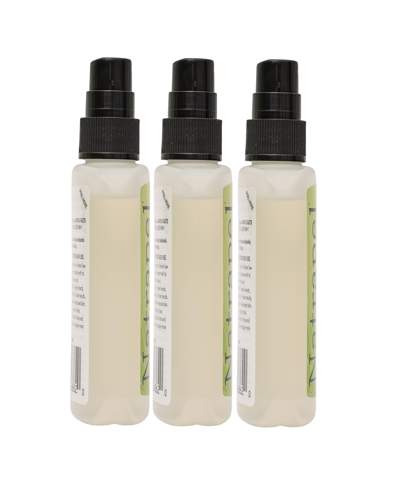 Natrapel Lemon Eucalyptus Pump 3.4 Fl Oz (Pack of 3)